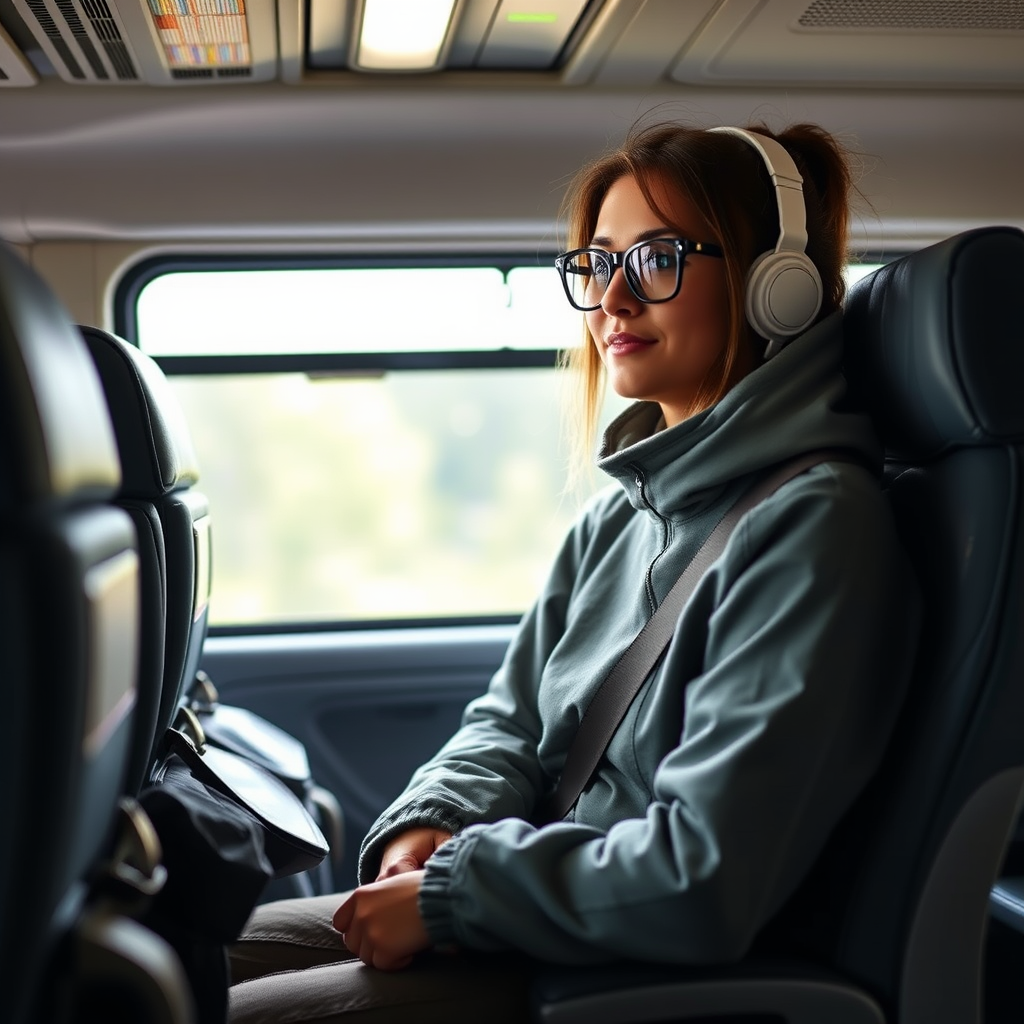 Bequeme Reisekleidung aus atmungsaktiven Materialien für lange Busfahrten